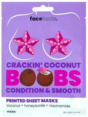Máscara para Senos Face Facts Crackin Coconut Boobs - 25mL (1 Unidad)