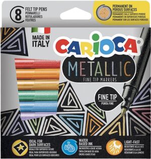 Marcador Carioca Metalic - 43162 (8 Colores)