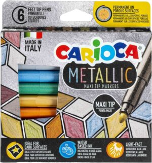 Marcador Carioca Metalic - 43161 (6 Colores)