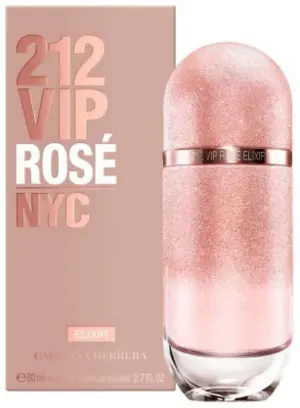 Perfume Carolina Herrera 212 Vip Rosé Elixir EDP 80mL - Femenino