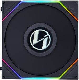 Cooler para Gabinete RGB Lian Li Uni Fan TL LCD 120 X1 12RTLLCD1B Negro