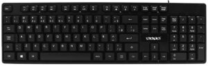 Teclado Alámbrico Sate Standard AK-922 (Español) Black