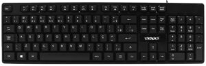 Teclado Alámbrico Sate Standard AK-921 (Portugués) Black