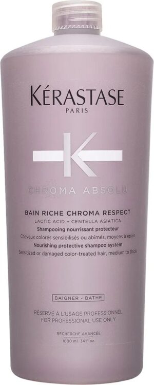 Champú Kérastase Chroma Absolu Bain Riche Chroma Respect - 1L