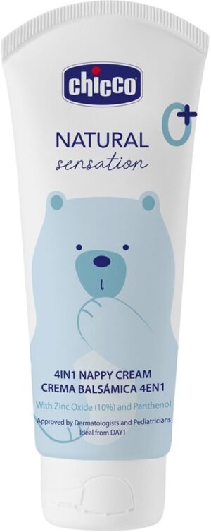Crema Balsámica Chicco 4 en 1 Natural Sensation 100mL - 115200