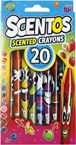 Crayones Perfumados Scentos - 40277 (20 unidades)