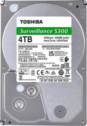 HD Interno Toshiba SATA 4TB Surveillance 3.5" S300 (HDWT840UZSVA)
