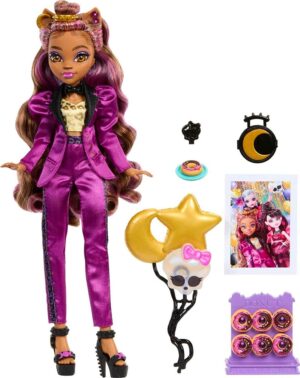 Muñeca Monster High Monster Ball Clawdeen Wolf Mattel - HNF69