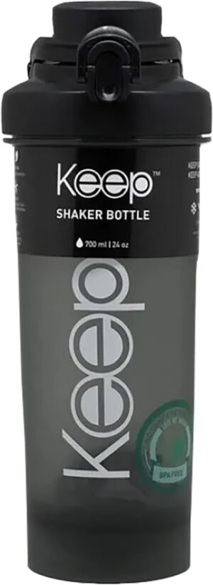 Botella Keep Sport Shaker Sport 700mL - Negro
