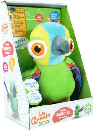 Peluche Lorito Pepe La Granja de Zenón Ax Toys - 8020