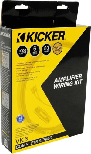 Kit de cables para amplificador 1000W - Kicker 47VK6