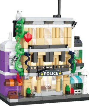 Bloques de Construcción Mini European Police Station Koco - 02023 (309 Piezas)