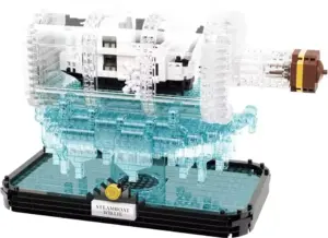 Bloques de Construcción Boat in a Bottle Steamboat Willie Koco - 03002 (964 Piezas)