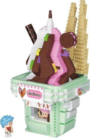Bloques de Construcción Interesting Food Ice Cream Shop Koco - 03015 (942 Piezas)