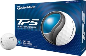 Pelota de Golf TaylorMade TP5 N7663901 - Blanco (12 Unidades)