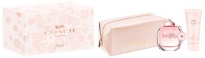 Kit Perfume Coach New York Floral EDP 90mL + Body Lotion 100mL+Bolsa - Femenino