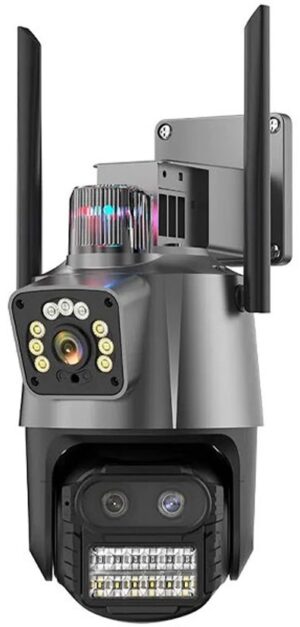 Cámara de Seguridad Wi-fi Smart Dual Lens 360 P11-TURBO 8MP+8PIX (Bivolt)