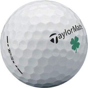 Pelota de Golf TaylorMade TP5X My Symbol Clover V9928201 - Blanco (12 Unidades)