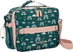 Lonchera para Escuela Bentgo Kids Prints Lunch Bag - BGPTBAG-GRB Green Rainbow