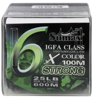 Tanza Monofilamento Sumax 6X Strong SD-971 0,33mm 25lb 600m Green