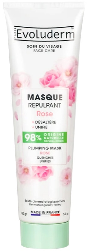 Máscara facial Voluminizador de Rosa  Evoluderm - 150g