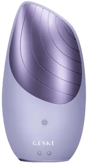 Cepillo de limpieza Facial GESKE Sonic Thermo Facial Brush 6 en 1 - Purple