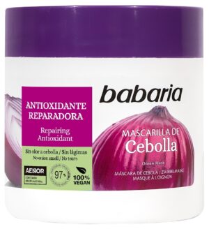 Máscara de Cabello Babaria Cebola Antioxidante Reparadora - 400mL