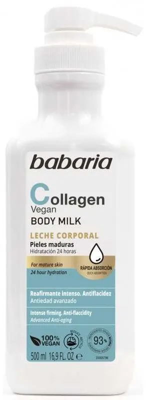 Crema Corporal Babaria Collagen Vegan - 500mL