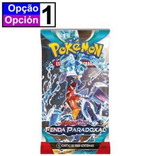 Cartas Pokémon - Escarlate e Violeta Fenda Paradoxal - 187-41129 (6 Cartas)