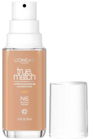 Base Liquido L'Oréal True Match N6 Neutral Medium - 30mL
