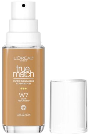 Base Liquido L'Oréal True Match W7 Warm Medium Deep - 30mL