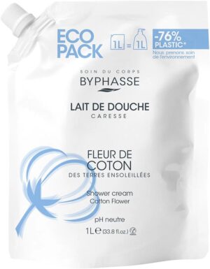 Crema de Baño Byphasse Fleur de Coton Ecopack - 1L