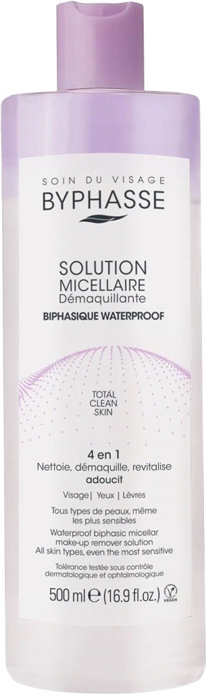 Desmaquillante Byphasse Solution Micellaire Biphasique Waterproof - 500mL