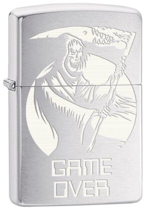 Encendedor Zippo PF18 Skull Game Over Design 29696