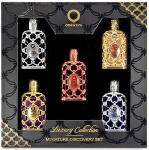 Kit Perfume Orientica Luxyry Collection (7.5mL x 5 Piezas)
