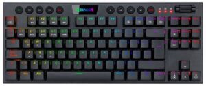 Teclado Gaming Redragon Horus Pro TKL K621RGB-PRO (Inglés - 3 Modos) Switch Red