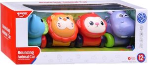 Bouncing Animal Car Huanger - HE8068 (4 Piezas)