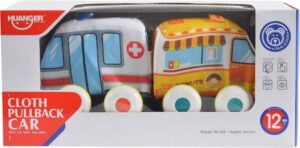 Cloth Pullback Car Huanger - HE0240 (2 Piezas)