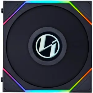 Cooler para Gabinete Lian Li 12TLLCD3B Uni Fan TL LCD 120 x3 RGB Negro