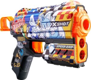 Lazador de Dardos X-Shot Super Speed Sonic The Hedgehog Zuru - 36648