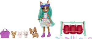 Muñeca Enchantimals Crizia Corgi & Show Mattel - HLK86