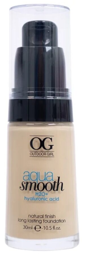 Base liquida Outdoor Girl Aqua Smoother 04 Beige - 30mL