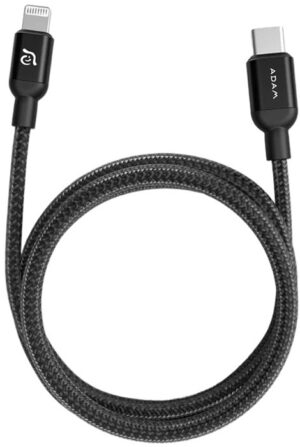 Cable Adam Elements PeAk II C120B USB-C a Lightning 120cm - Negro