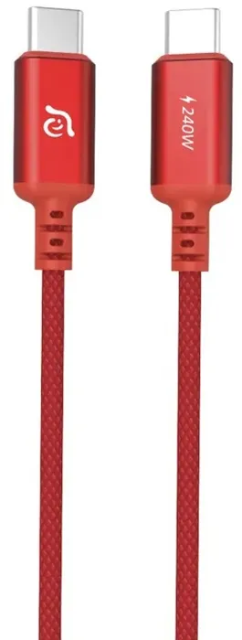 Cable Adam Elements CASA P200 USB-C a USB-C 240W 200cm - Rojo