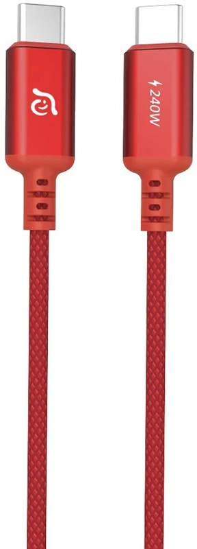 Cable Adam Elements CASA P120 USB-C a USB-C 240W 120cm - Rojo