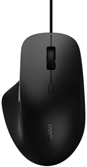 Mouse Rapoo N500 Optical - Black (con Cable)