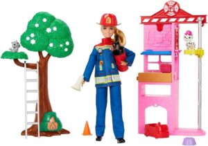 Muñeca Barbie Conjunto de Bombera Mattel - HRG55