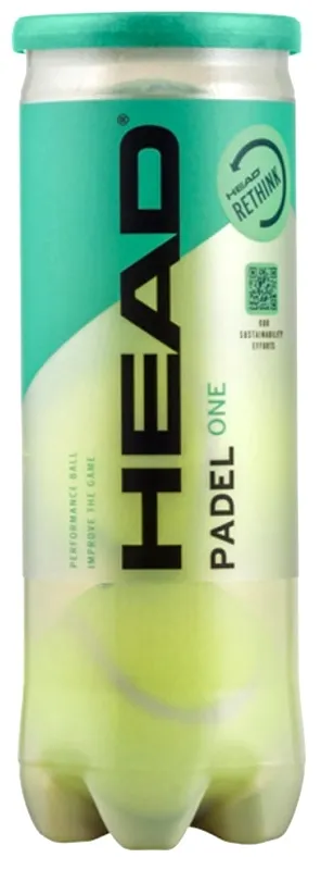 Pelota de Tenis Head Padel One (3 Unidades)