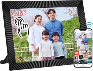 Porta Retrato WiFi Digital SSA ZN-DP1002 32GB micro SD Pantalla Touch 10" (IOS e Android)