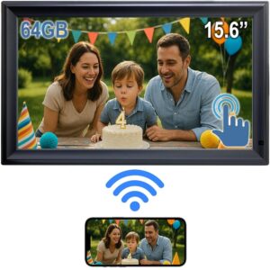 Porta Retrato WiFi Digital SSA ZN-DP1501 64GB SD/USB Pantalla Touch 15.6" (IOS y Android)